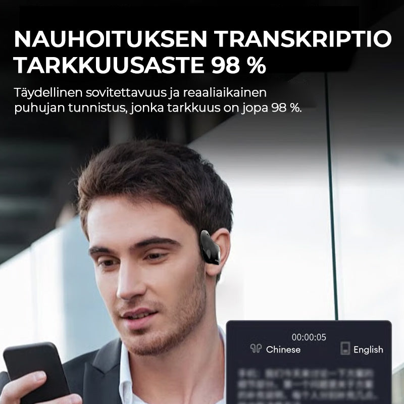 Langattomat Bluetooth-käännöskuulokkeet