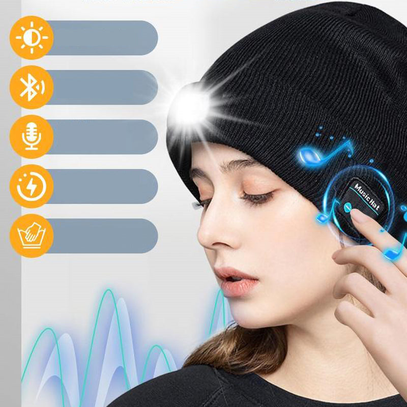 LED Bluetooth lämmin hattu