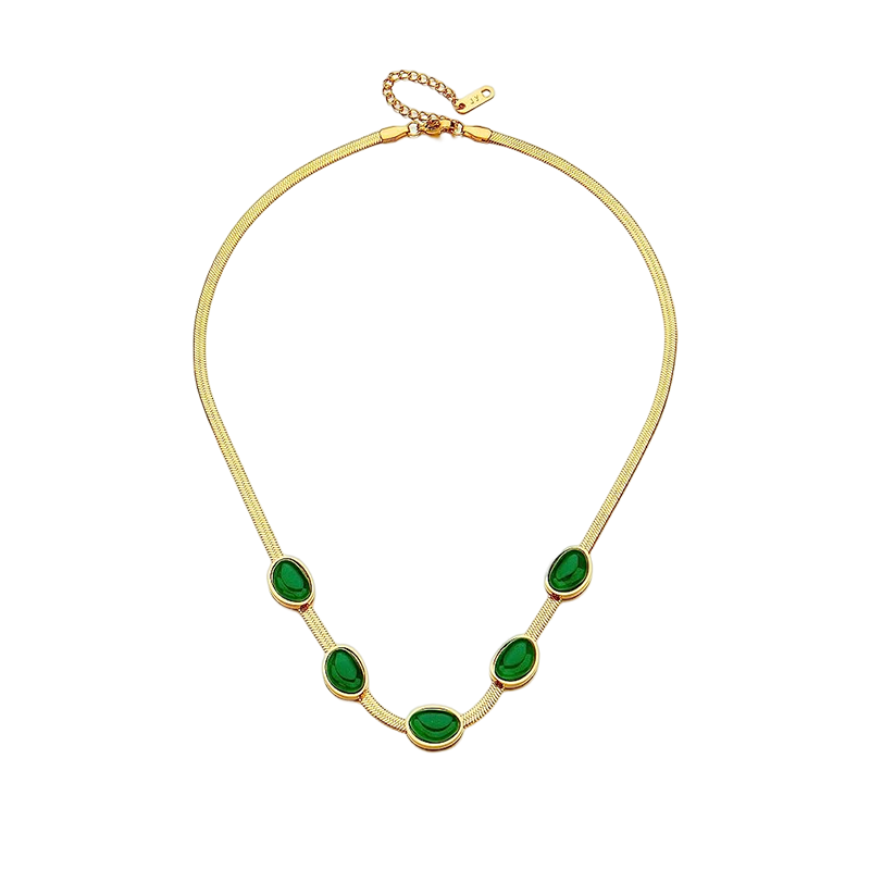 Emerald Necklace Bracelet