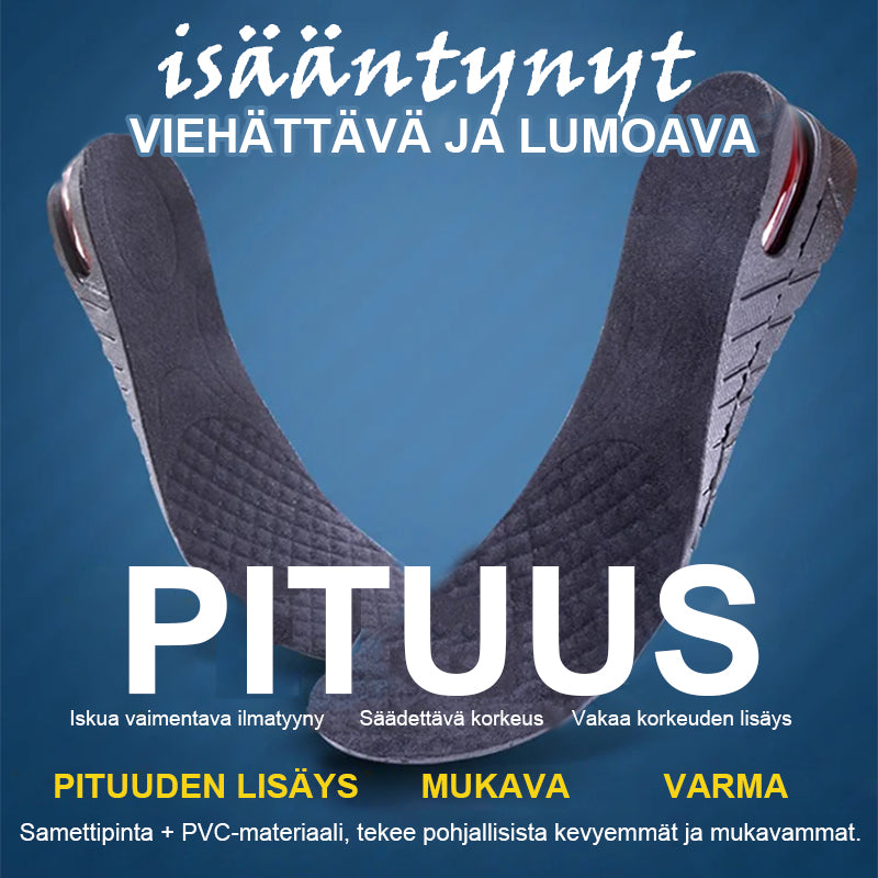 Pituutta lisäävät sisäpohjat (irrotettavat)