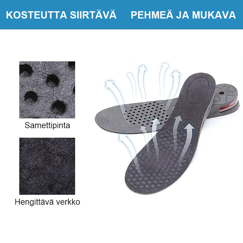 Pituutta lisäävät sisäpohjat (irrotettavat)