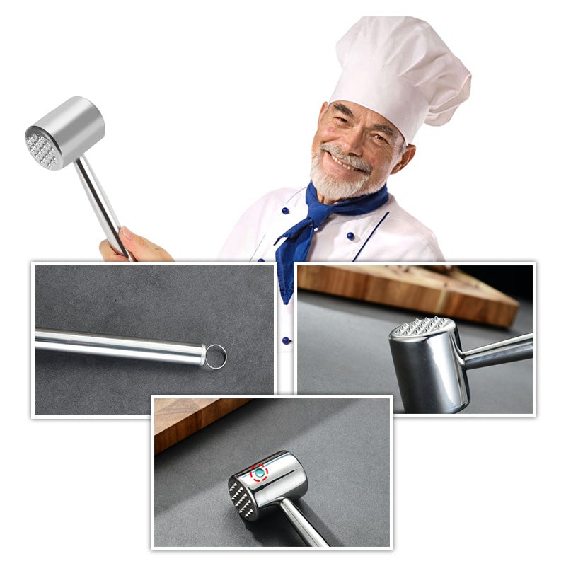 Ruostumattomasta teräksestä Tenderizer Meat Hammer