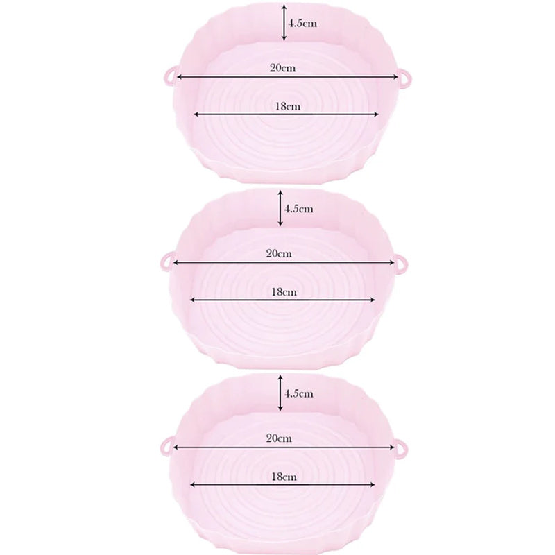 Silikoninen paistoastiasetti Air Fryerille