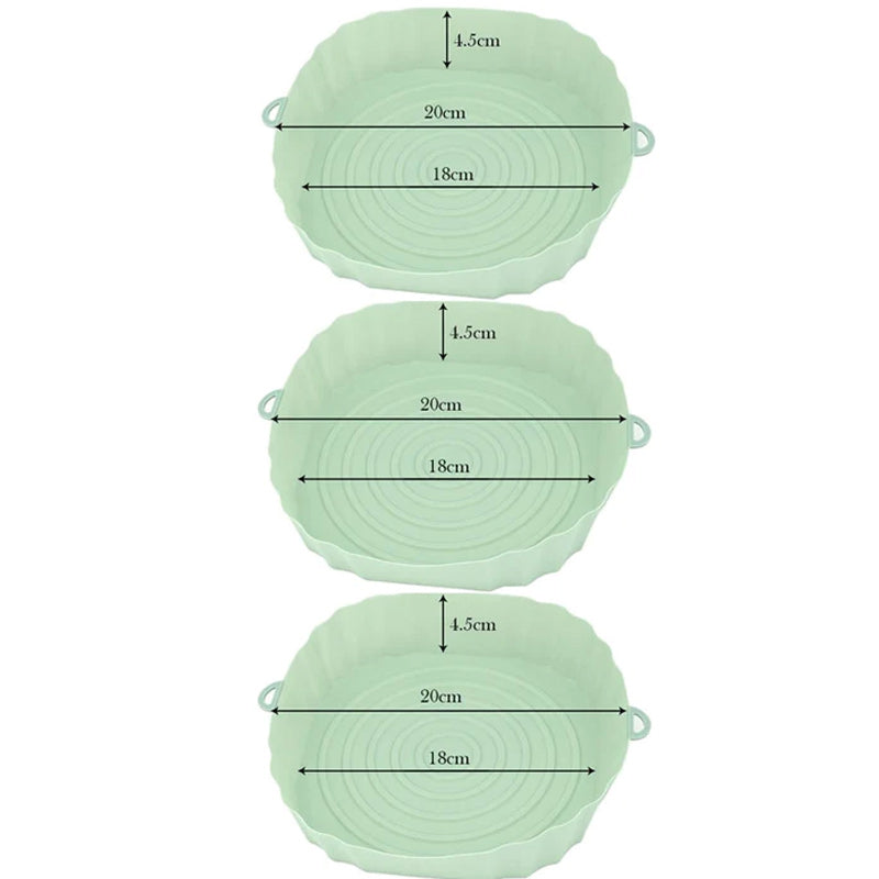 Silikoninen paistoastiasetti Air Fryerille