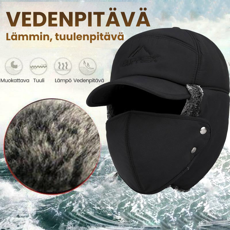 Talvihattu kasvomaskilla, unisex