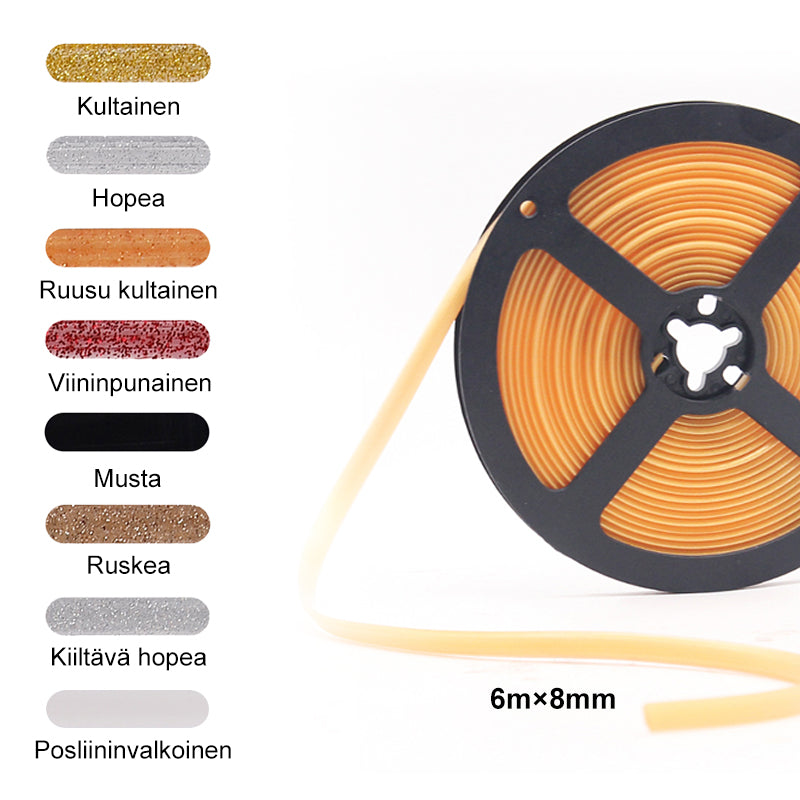 Homeenpitävä rakoteippi keraamisille laatoille (yksi rulla 6 M)