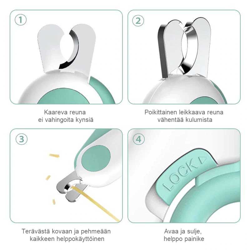 LED Lemmikkieläinten Kynsileikkuri