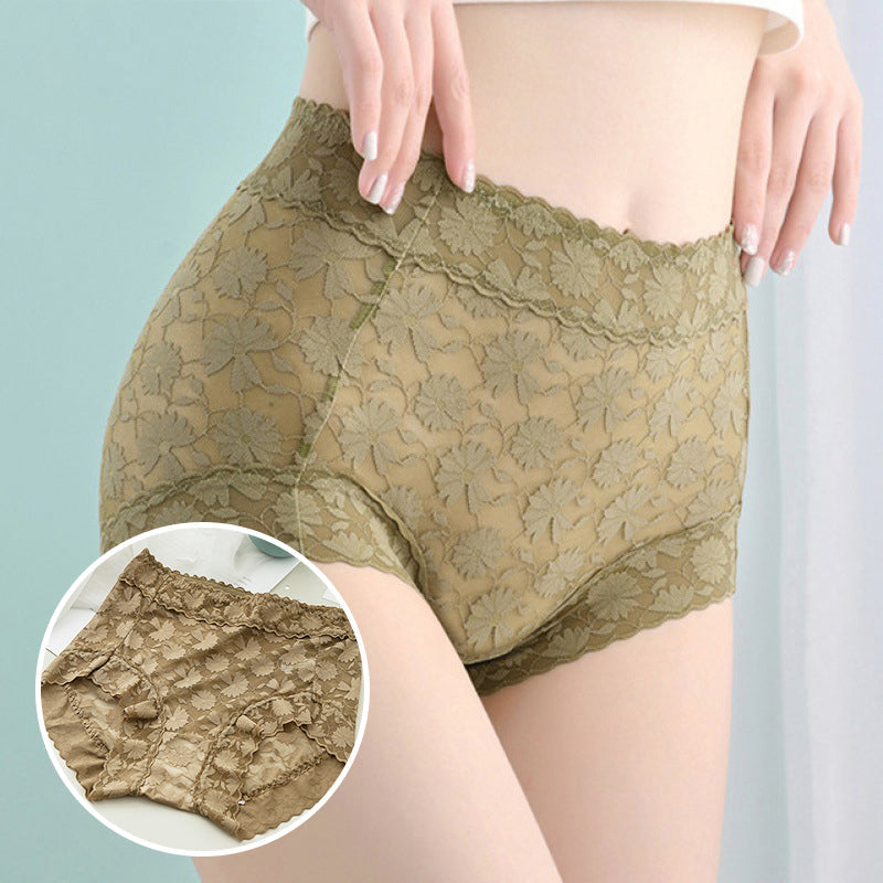 Women's High Waist Lace Panties